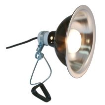 Support de lampe dôme pour ampoule jusqu'à 150 W pour reptiles, terrariums diamètre 22 cm